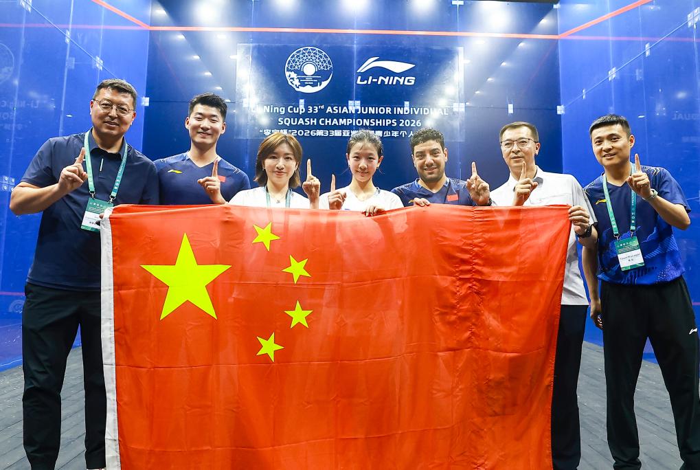 新华社|亚运会「中考」前,中国壁球收获信心:14 岁殷子媛拿下队史首金