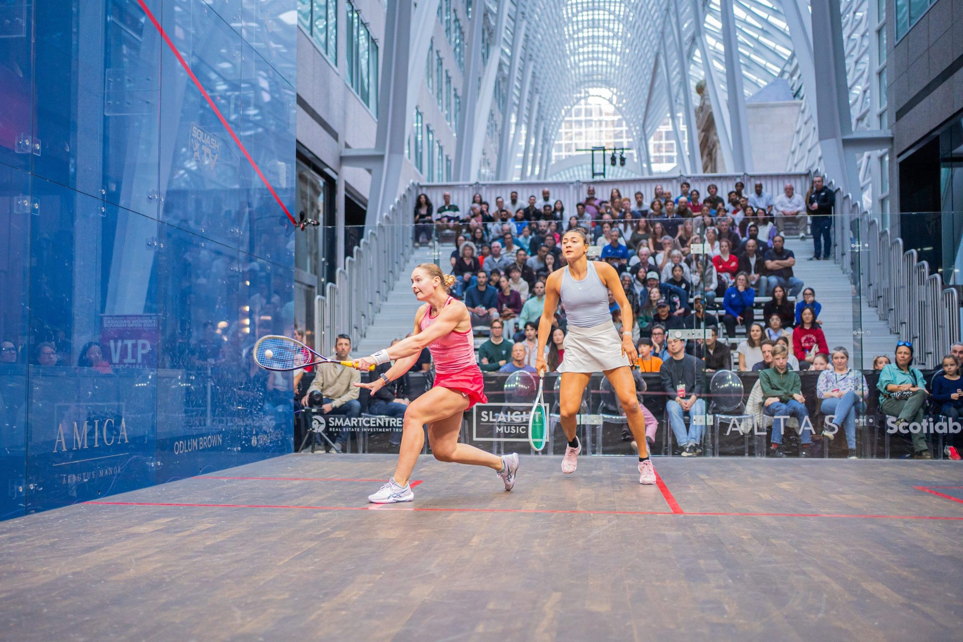 多伦多 Brookfield Place 玻璃球场，加拿大女子公开赛赛场